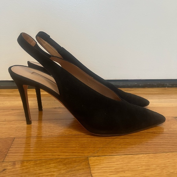 Aquazurra black suede pump 40 - Picture 5 of 7